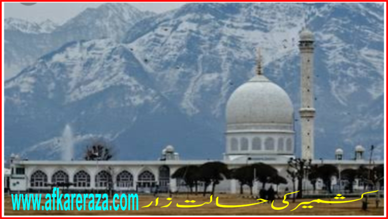 کشمیر کی حالت زار