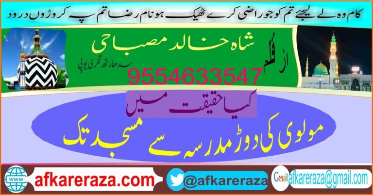 کیا حقیقت میں مولوی