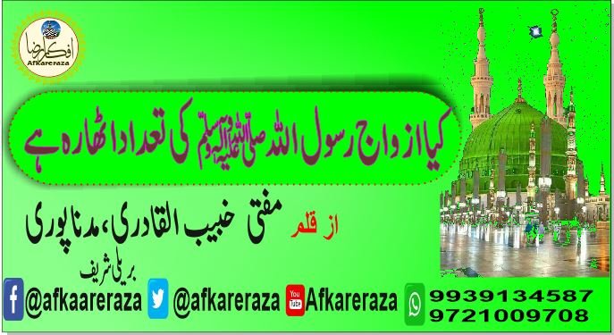 کیا ازواج رسول اللہ ﷺ کی تعداد اٹھارہ ہے